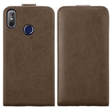 Cubot J3 PRO deksel flip cover (brun)