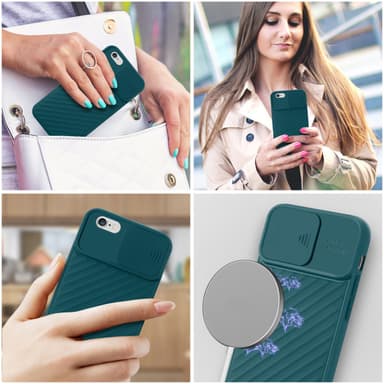 iPhone 6 / 6S silikondeksel case (grønn)