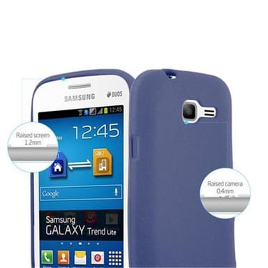 Deksel Samsung Galaxy TREND LITE case (blå)