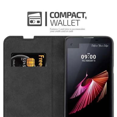 LG X SCREEN lommebokdeksel case (rød)