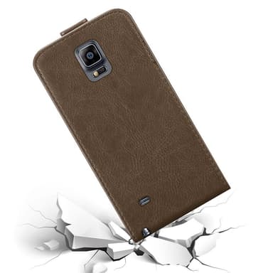 Samsung Galaxy NOTE 4 deksel flip cover (brun)