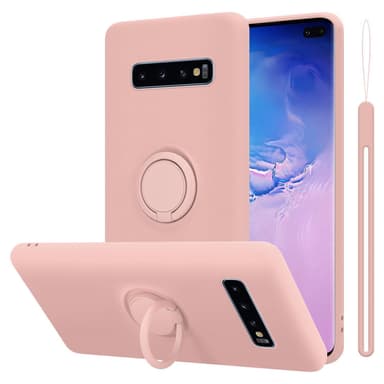 Deksel Samsung Galaxy S10 PLUS Ring Case (rosa)
