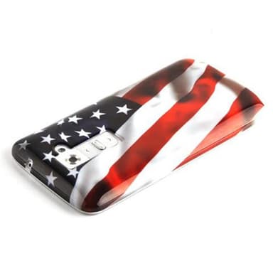 LG G2 Hardt Deksel Case (rød)