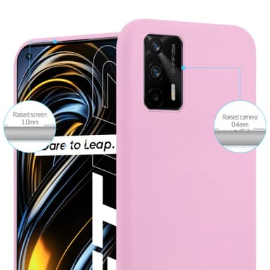 Deksel Realme GT Master Silikon cover (rosa)