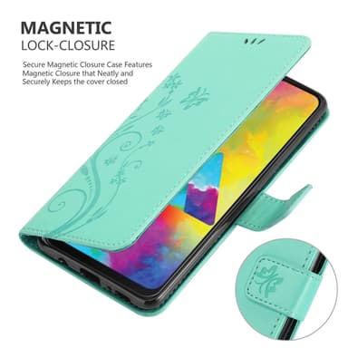 Samsung Galaxy M21 / M30s lommebokdeksel Blomster