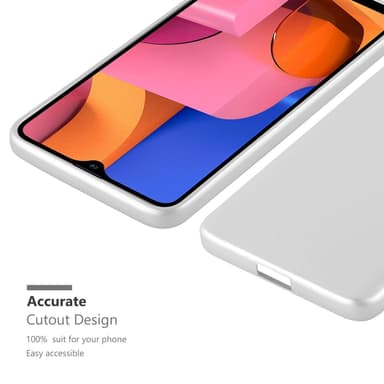Deksel Samsung Galaxy A20s Case Cover (sølv)