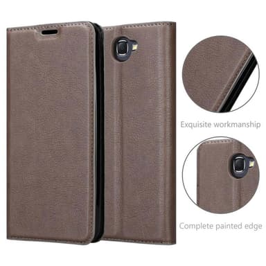 Samsung Galaxy NOTE 2 lommebokdeksel case (brun)