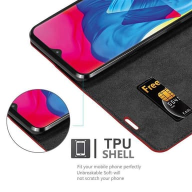Samsung Galaxy A10 / M10 lommebokdeksel case (rød)