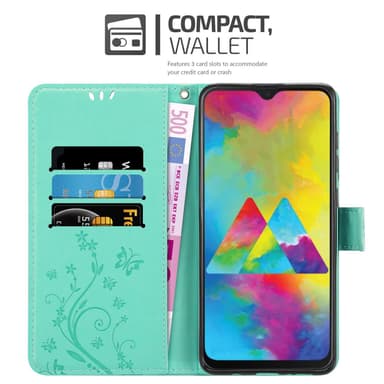 Samsung Galaxy M21 / M30s lommebokdeksel Blomster