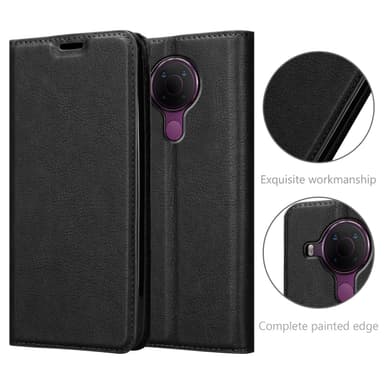 Nokia 5.4 lommebokdeksel case (svart)