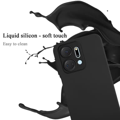 Honor x7a silikondeksel case (Svart)