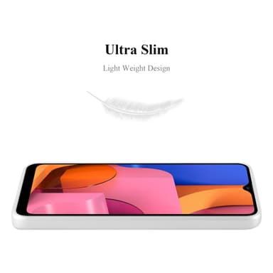 Deksel Samsung Galaxy A20s Case Cover (sølv)