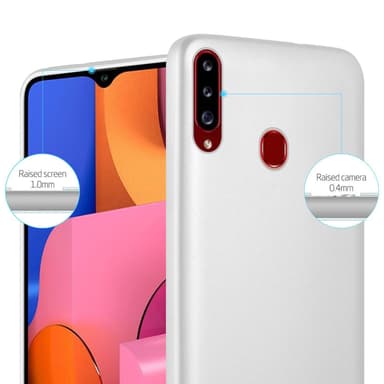 Deksel Samsung Galaxy A20s Case Cover (sølv)