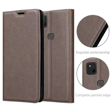 Google PIXEL 4A lommebokdeksel case (brun)