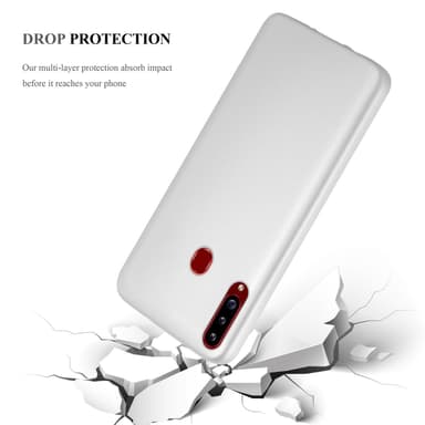 Deksel Samsung Galaxy A20s Case Cover (sølv)