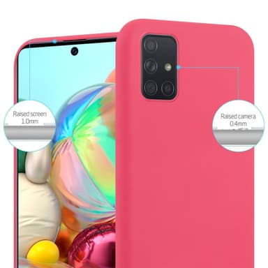Deksel Samsung Galaxy A51 4G / M40s Silikon cover (rød)