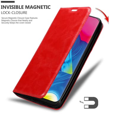 Samsung Galaxy A10 / M10 lommebokdeksel case (rød)