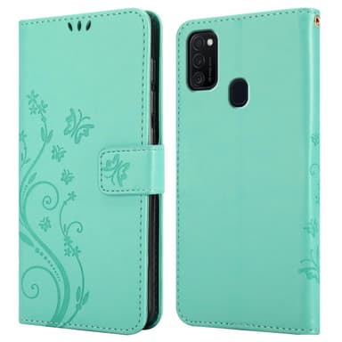 Samsung Galaxy M21 / M30s lommebokdeksel Blomster
