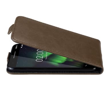 Nokia 2.1 deksel flip cover (brun)