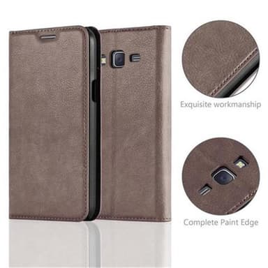Samsung Galaxy J5 2015 lommebokdeksel case (brun)