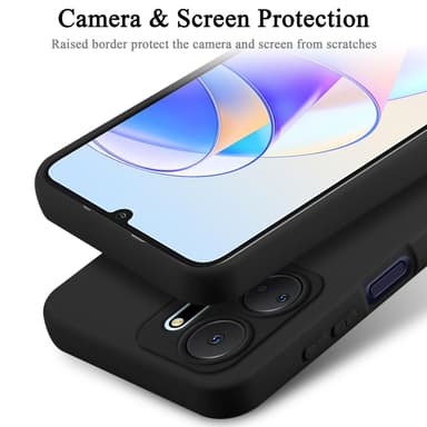 Honor x7a silikondeksel case (Svart)