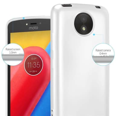 Deksel Motorola MOTO C PLUS Case Cover (sølv)