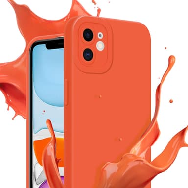 iPhone 12 Deksel case (oransje)