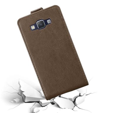 Samsung Galaxy A5 2015 deksel flip cover (brun)