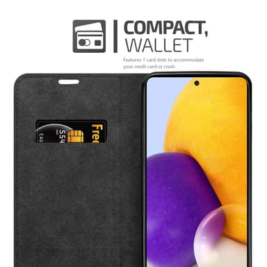 Samsung Galaxy A73 5G lommebokdeksel case (svart)
