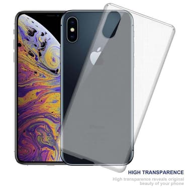 iPhone XS MAX deksel ultra slim (gjennomsiktig)