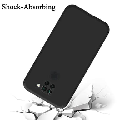 Xiaomi RedMi NOTE 9 silikondeksel case (Svart)