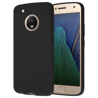 Deksel Motorola MOTO G5 PLUS Silikon cover (svart)