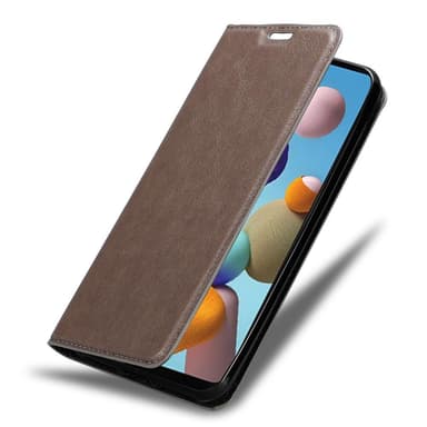 Samsung Galaxy A21s lommebokdeksel case (brun)