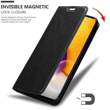 Samsung Galaxy A73 5G lommebokdeksel case (svart)