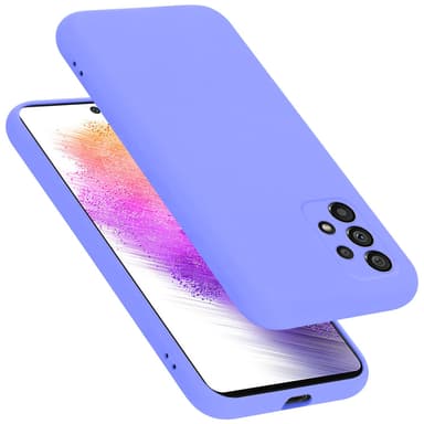 Samsung Galaxy A73 5G silikondeksel case (lilla)