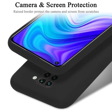 Xiaomi RedMi NOTE 9 silikondeksel case (Svart)