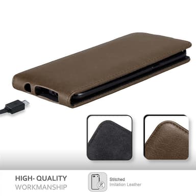 Samsung Galaxy S8 deksel flip cover (brun)