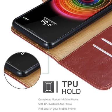 LG X POWER lommebokdeksel etui (rød)