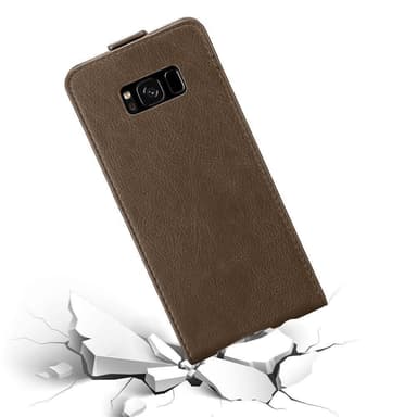 Samsung Galaxy S8 deksel flip cover (brun)