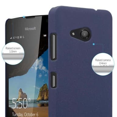 Nokia Lumia 550 Hardt Deksel Cover (blå)