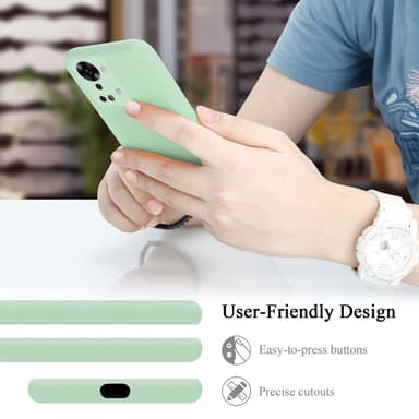 OnePlus Nord 2T silikondeksel case (grønn)