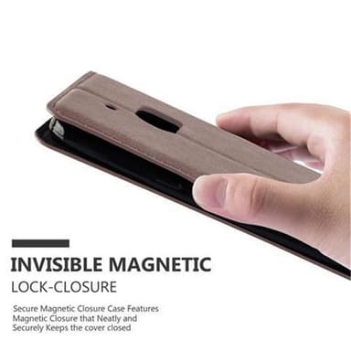 HTC ONE M10 lommebokdeksel case (brun)