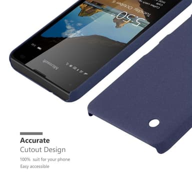 Nokia Lumia 550 Hardt Deksel Cover (blå)