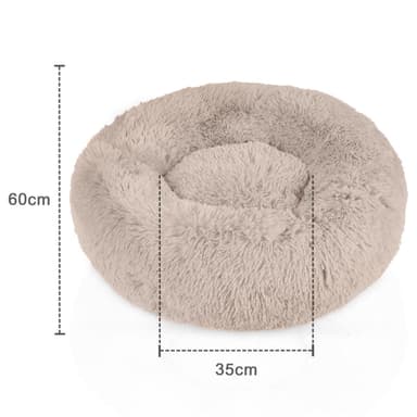 Hundeseng Kattesengepute Hundekattsofa 60cm (beige)