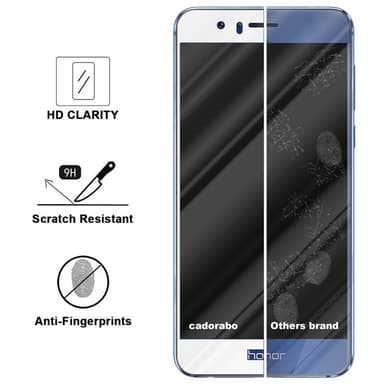 Honor 8 / 8 PREMIUM Skjermbeskytter Skärmskydd (hvit)