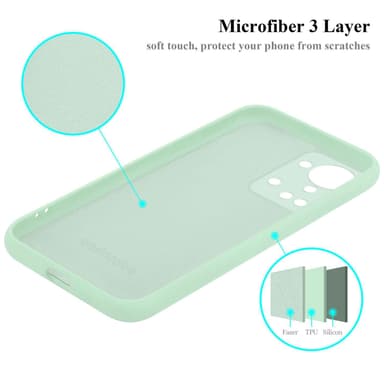 OnePlus Nord 2T silikondeksel case (grønn)