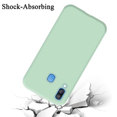 Samsung Galaxy A40 silikondeksel case (grønn)