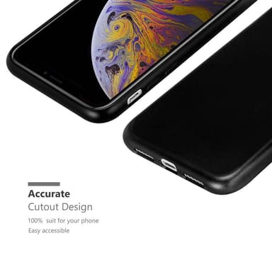 Deksel iPhone XS MAX Case Cover (svart)