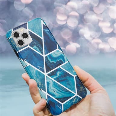 iPhone 12 / 12 PRO lommebokdeksel etui (blå)