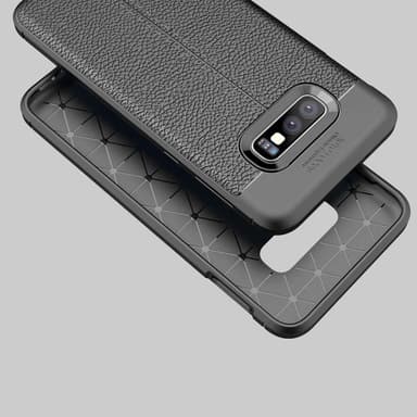Samsung Galaxy S10e Deksel Kunstskinn (svart)